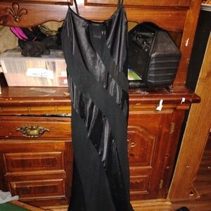 Frederick's of Hollywood Elegant Black Strapless Dress